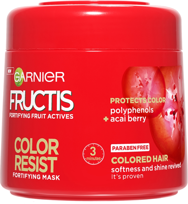Garnier Fructis Color Resist Nourishing Mask For Color Protection ...