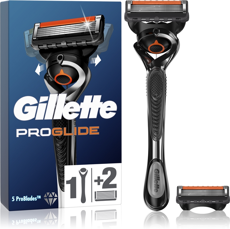 GILLETTE ProGlide Rasierer + 2 Klingen