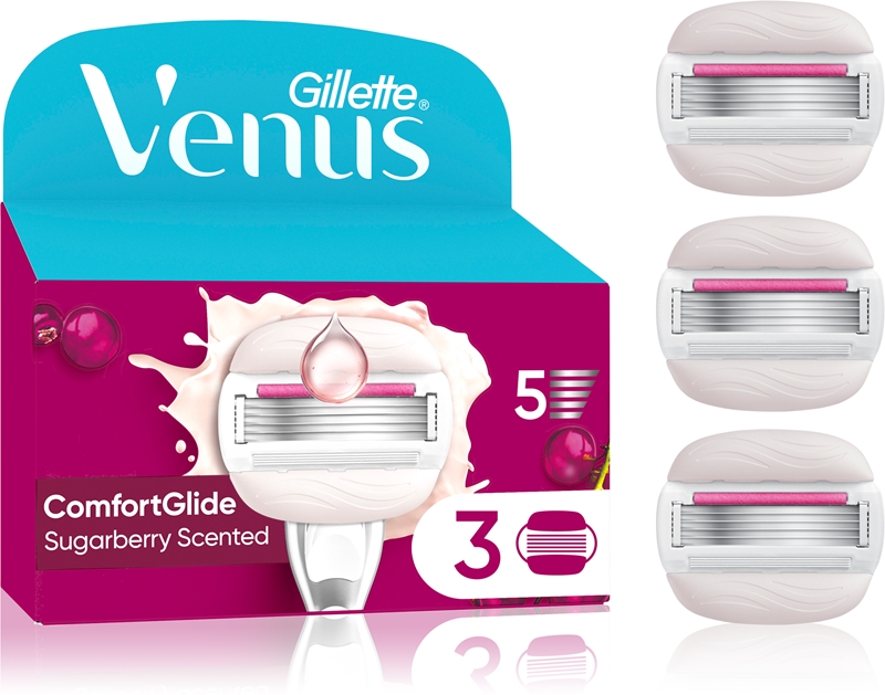 Gillette Venus Comfortglide Sugarberry Miami replacement blades