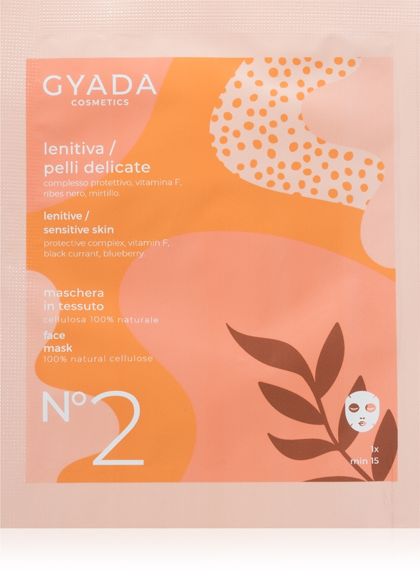 Gyada Cosmetics Soothing soothing sheet mask for sensitive skin