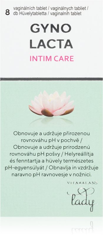 Gynolacta Intim Care Vaginální Tablety Pro Podporu Vaginálního Prostředí Notinocz 5835