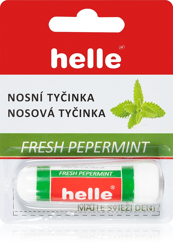 Helle Nasal stick with mint bâton inhalateur pour déboucher le nez et — free download
