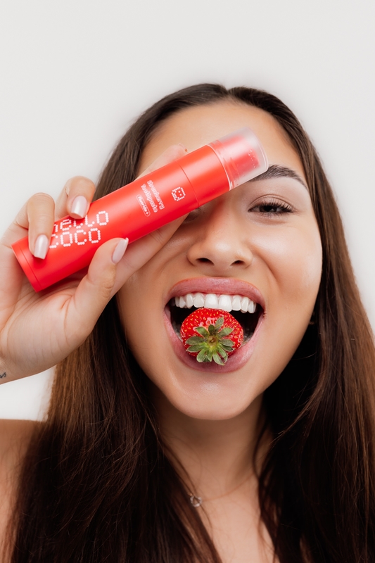 Hello Coco Toothpaste Strawberry természetes fogkrém notino.hu