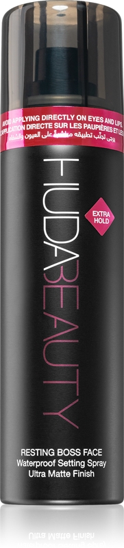 Huda Beauty Resting Boss Face spray fixador para base matificante ...