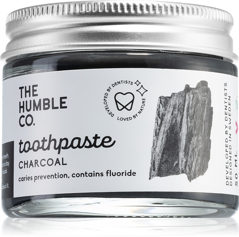 The Humble Co. Natural Toothpaste Charcoal dentifrice naturel notino.fr