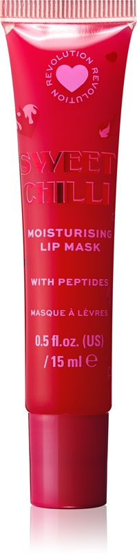 I Heart Revolution, Sweet Chilli Moisturising Lip Mask, Hydrating Formula, Multi-Use, 15ml