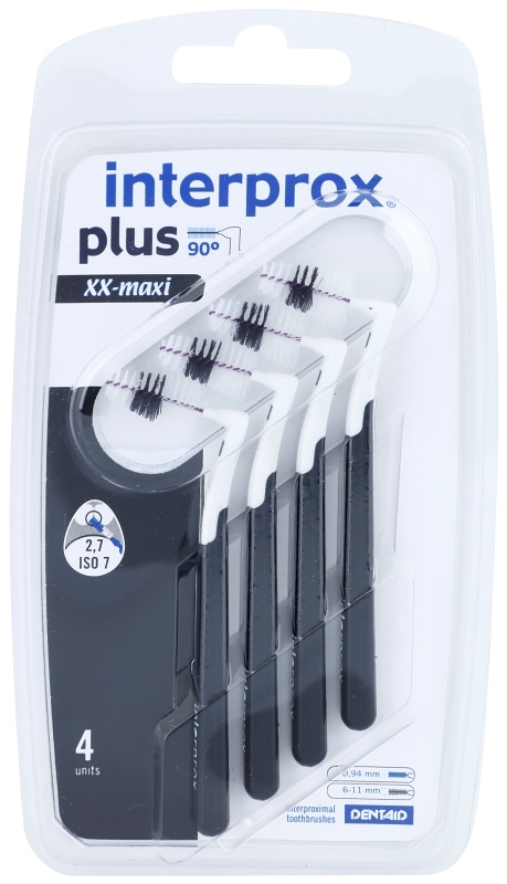 Interprox Plus 90° Xx-maxi Mezizubní Kónické Kartáčky 4 Ks 