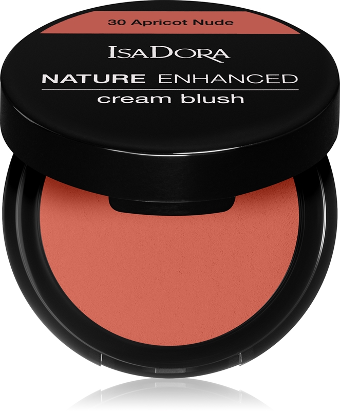 IsaDora Nature Enhanced Cream Blush Compact Blusher with Mirror and