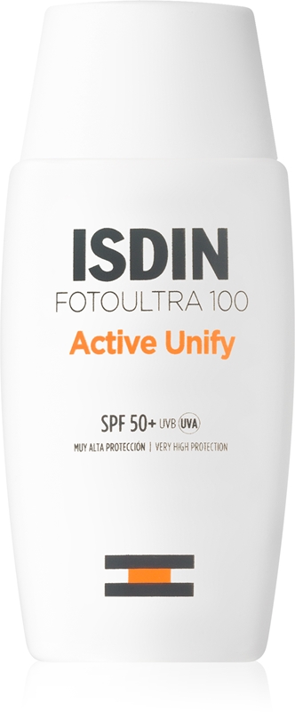 ISDIN Foto Ultra 100 Active Unify озаряващ защитен крем SPF 50+ | notino.bg