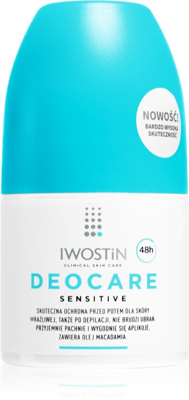 Iwostin Deocare Sensitive Antitranspirante Roll On Para Pele Sensível Notinopt 6522