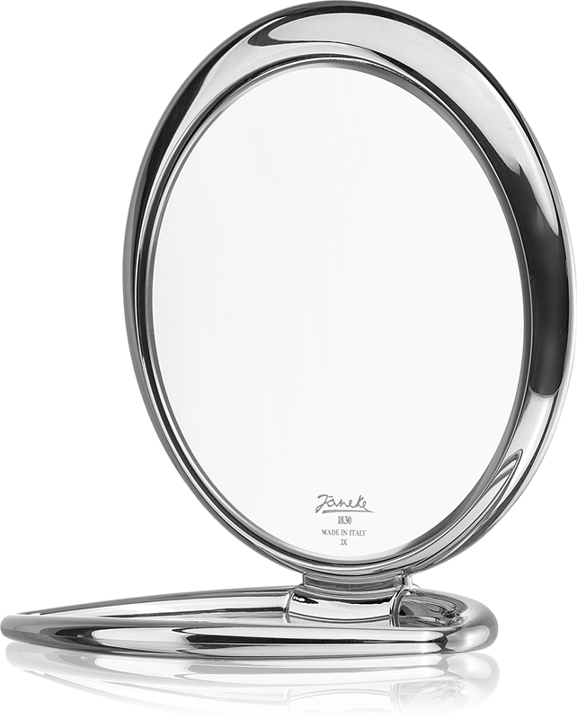 Janeke Chromium Line Table Double Mirror cosmetic mirror notino.co.uk