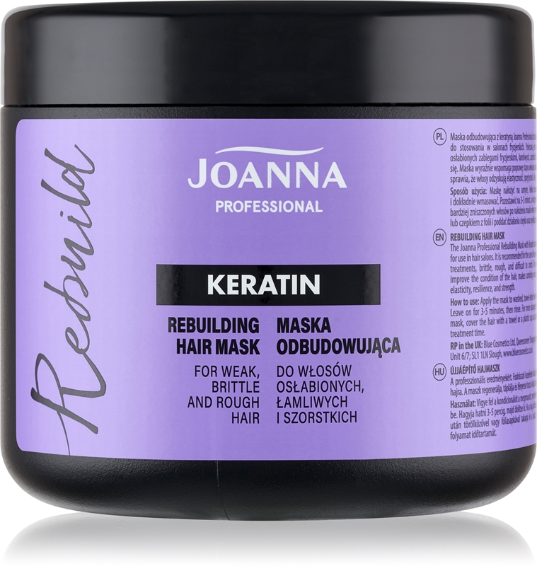 Joanna Professional Keratin keratinová maska pro suché a křehké vlasy ...