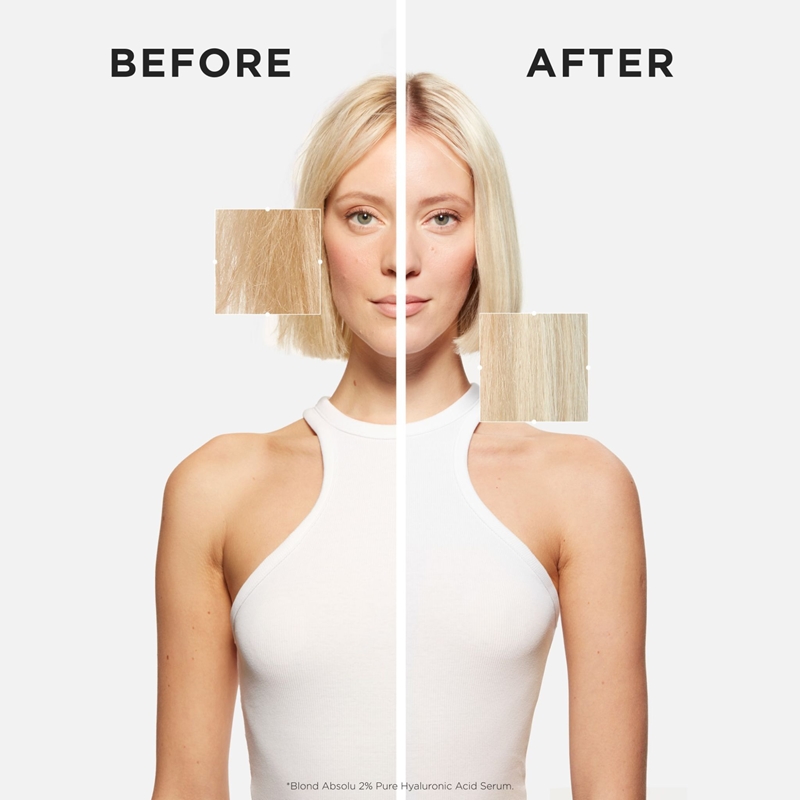 Kérastase Blond Absolu 2% Hyaluronic Acid Serum - Repairing Treatment For Bleached & Highlighted Hair, 5.3 Fl Oz