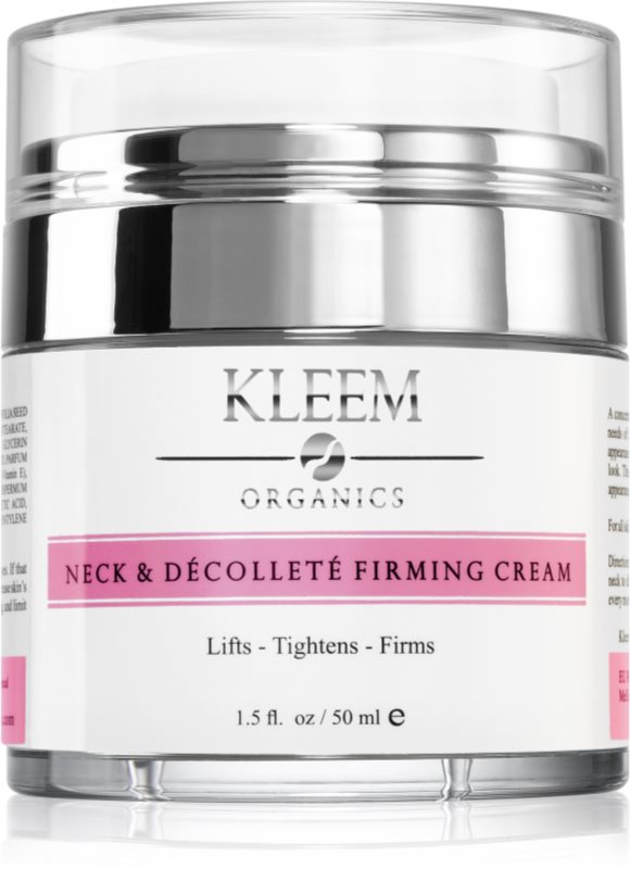 Kleem Organics Neck & Décolleté Firming Cream crème raffermissante cou