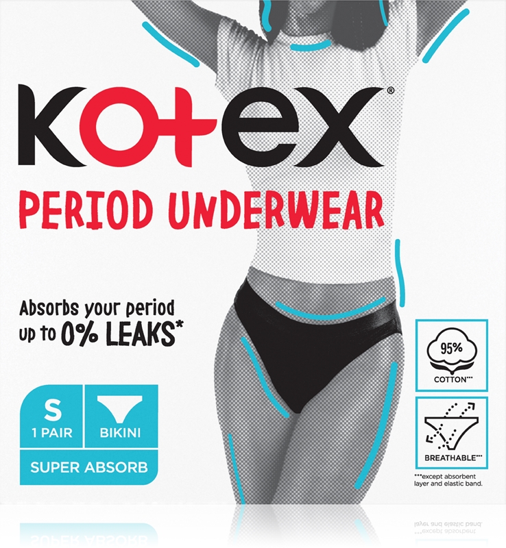 Kotex Period Underwear Size S period knickers notino.ie