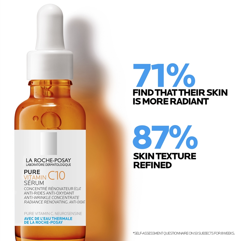 La RochePosay Pure Vitamin C10 sérum antirides éclat à la vitamine C notino.be