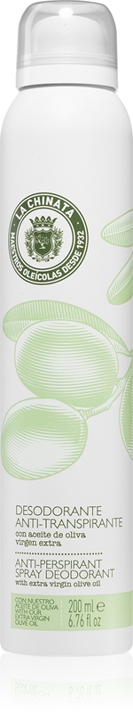 La Chinita Deodorant Spray – 200 Ml Mit Nativem Olivenöl, Für Langanhaltenden Frische-Schutz