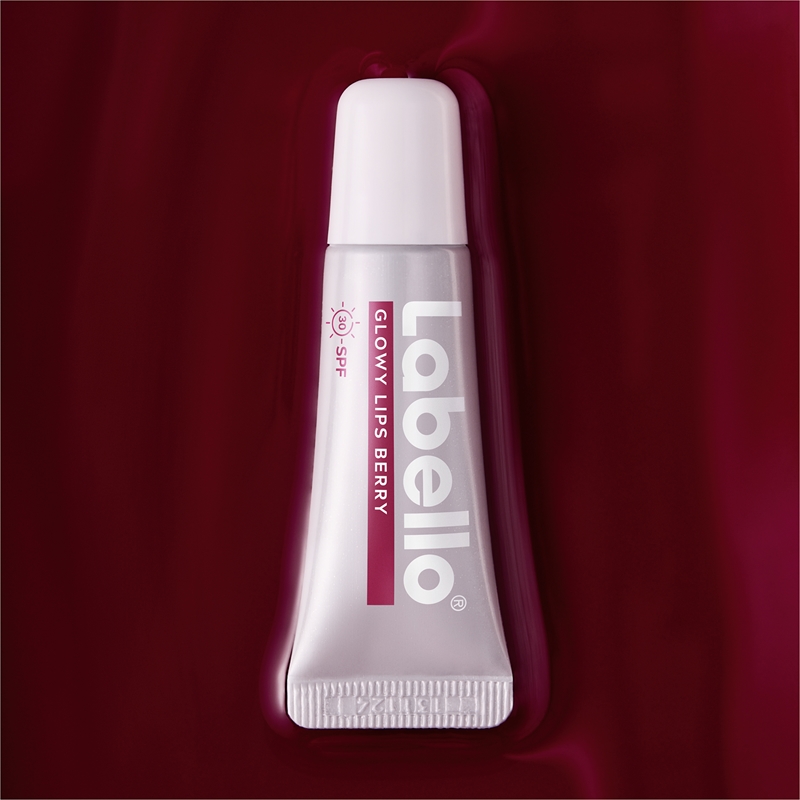 Labello Glowy Lips Berry tönender Lippenbalsam mit Hyaluronsäure