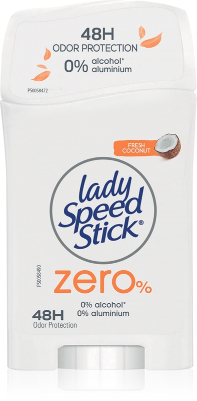 Lady Speed Stick Zero Fresh Coconut aluminium-free deodorant stick ...
