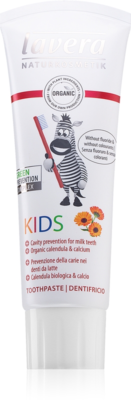 Kinder Zahnpasta Mit Fluorid & Calcium – 1100 Ppm, Erdbeergeschmack, Umweltfreundlich & Glutenfrei