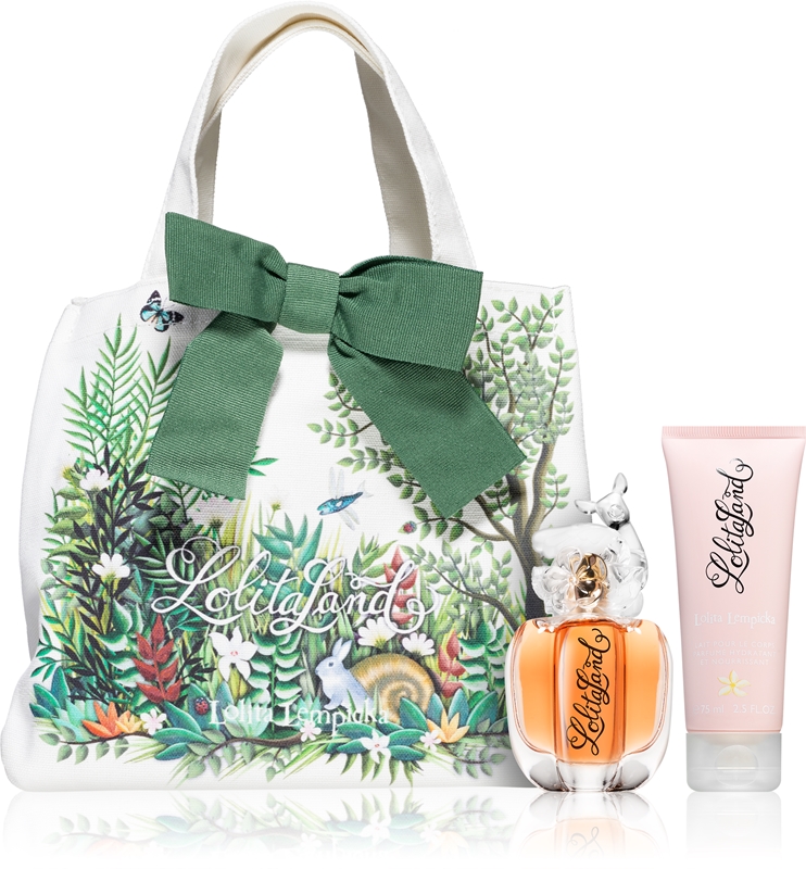 Sac à Main Petit Modèle Lolitaland By Lolita Lempicka - Motif Forêt éd. Limitée - Tissu écru Coton - Neuf