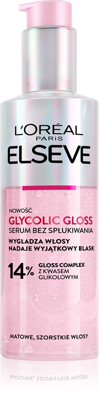 Glycolic gloss hair serum