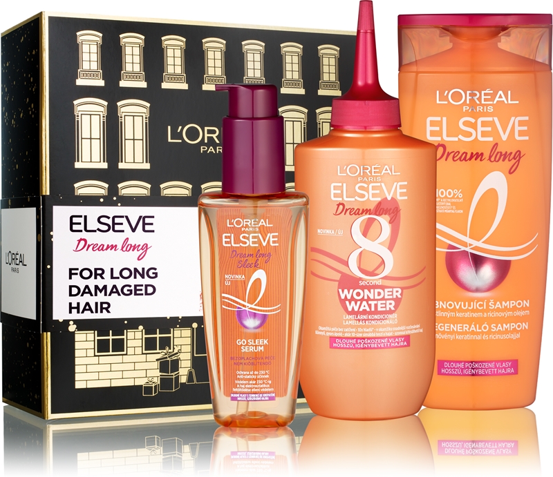 LOréal Paris Elseve Dream Long gift set for brittle and stressed hair