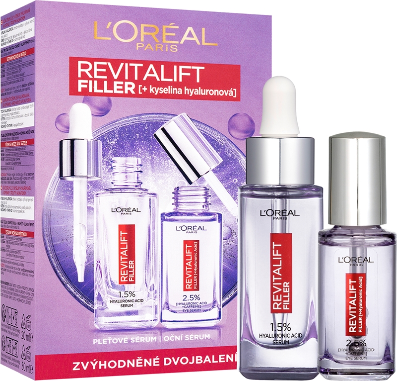 L’Oréal Paris Revitalift Filler skin care set (for the face and eye