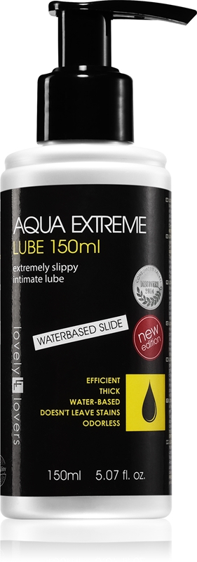 Gel Lubrifiant Anal Et Vaginal Lovely Lovers Aqua Extreme - 150 Ml - À Base De Silicone