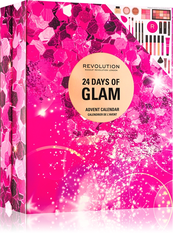 Makeup Revolution Advent Calendar 24 Days Of Glam коледен календар