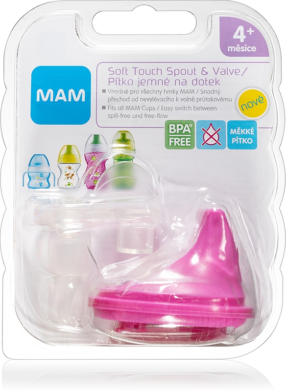 MAM Baby Bottles Soft Touch Spout & Valve set for children | notino.co.uk