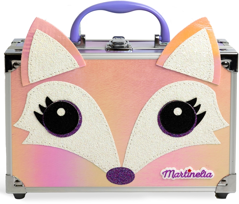Coffret Maquillage Enfant Martinelia - 4 Fards à Paupières + 2 Gloss + Bandeau Lapin + Stickers - Cosmétiques Sûrs, Non Toxiques - Cadeau Fille