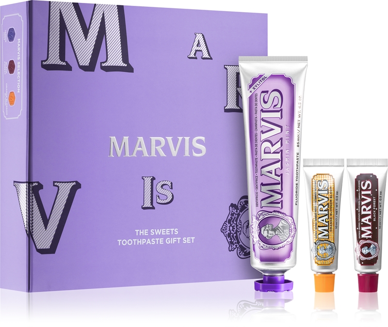Marvis Flavour Collection The Sweets toothpaste (3 pcs) gift set