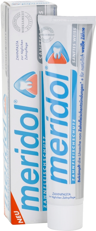 Meridol Toothpaste Ingredients Meridol Gentle White Toothpaste Against Gum Bleeding and Periodontal ...