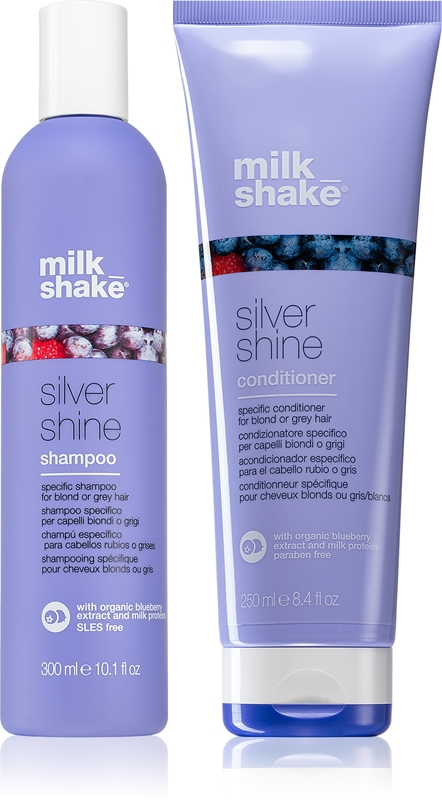 Milk Shake Milk Shake Silver Shine shampoo e balsamo neutralizzante per toni gialli