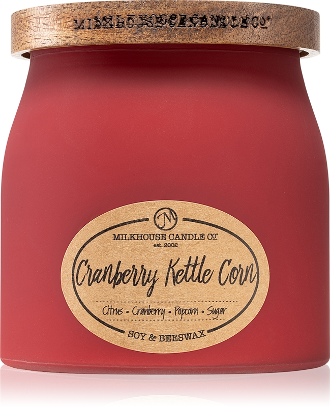Milkhouse Candle Co. Sentiments Cranberry Kettle Corn vonná svíčka
