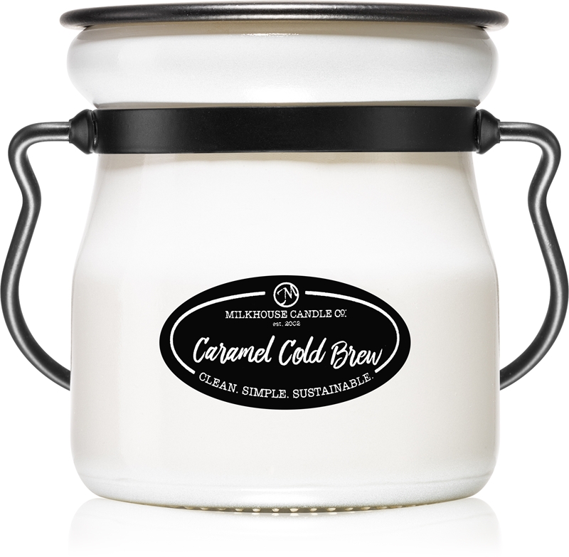 Milkhouse Candle Co. Creamery Caramel Cold Brew ароматна свещ Cream Jar