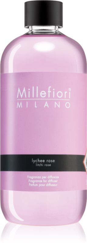Millefiori Natural Lychee Rose Refill For Aroma Diffusers Notinoie