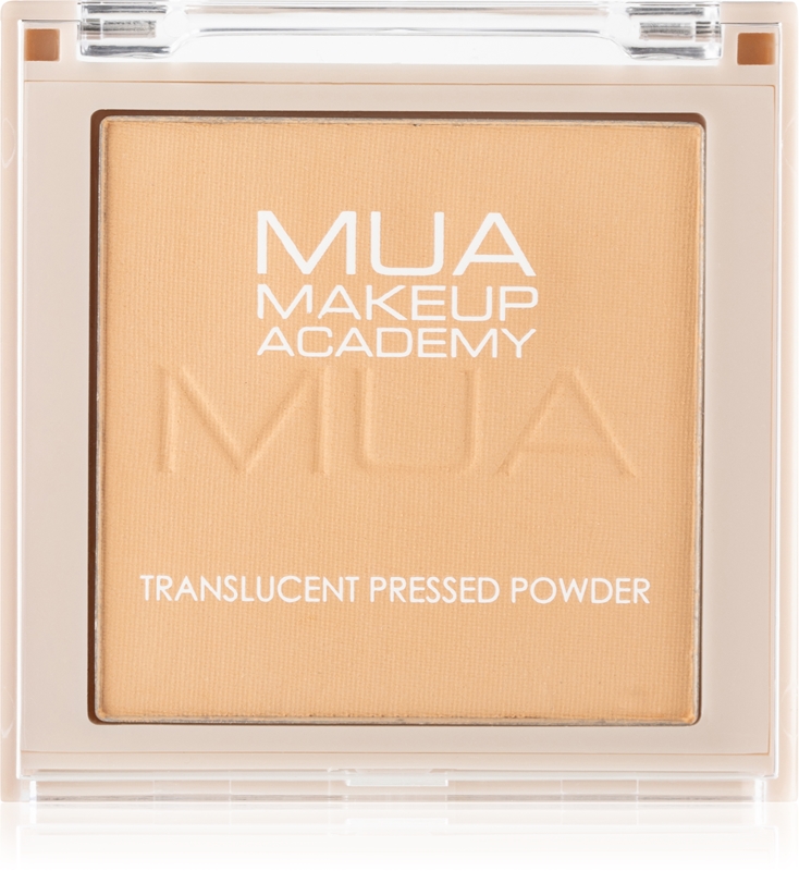 MUA Makeup Academy Translucent Pressed Powder Compact Transparent ...