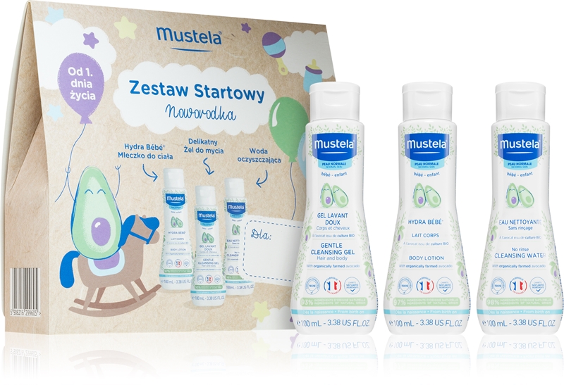 Mustela Cestino Regalo Neonato Grigio | Kit Con 5 Prodotti Per L'Igiene Del Bebè | Ideale Per Neonati - Foto 8
