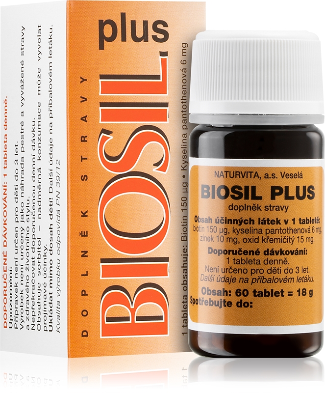 NATURVITA Biosil Plus tablety pro vlasy, nehty a pokožku | notino.cz