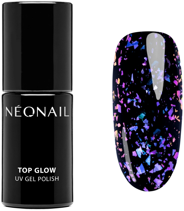 NEONAIL Top Glow Aurora Flakes Gel Top Coat notino.ie