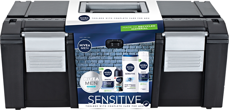 NIVEA MEN Sensitive Coffret Para Rosto E Corpo Para Homens Notino Pt