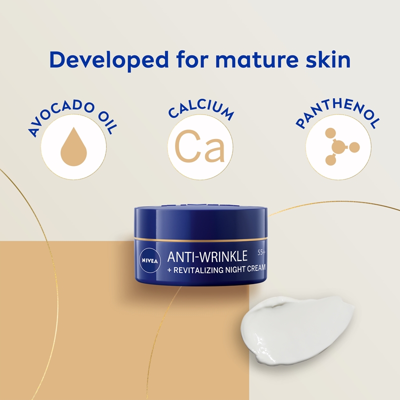 NIVEA Anti-Wrinkle Revitalizing výhodné balenie proti vráskam 55+