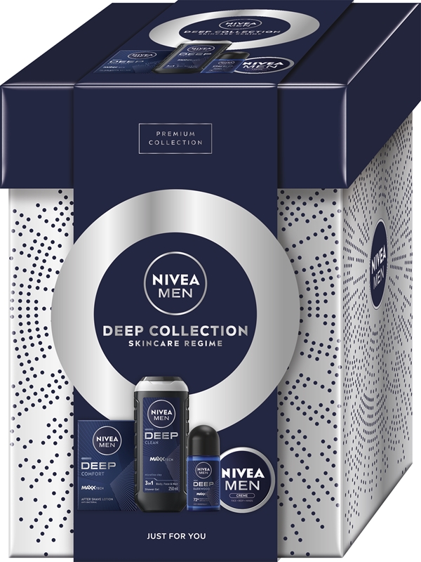 NIVEA MEN Deep Collection dovanų rinkinys kūnui ir veidui | notino.lt
