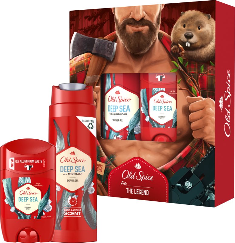 Old Spice Deep Sea Lumberjack T Set For Men Notinoie