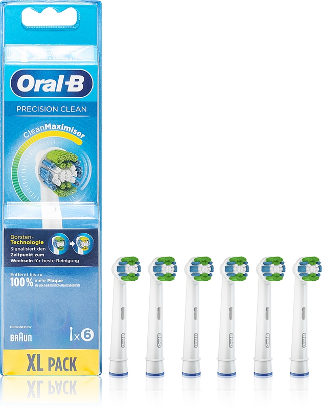 Lot De 4 Têtes De Rechange Pour Brosse à Dents électrique Oral-B Precision Clean/Flexisoft - Neuf
