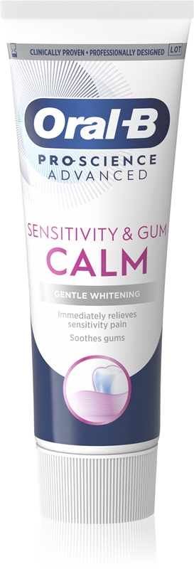 Oral B Professional Sensitivity & Gum Calm Gentle Whitening whitening ...