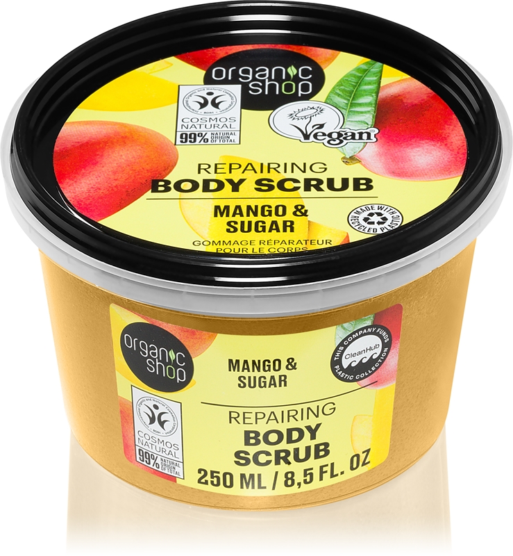 Organic Shop Mango & Sugar body scrub for silky smooth skin notino.co.uk