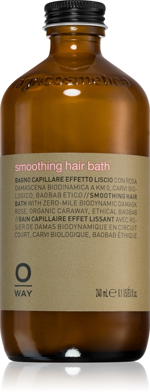 Oway smooth+ hair bath soin lissant pour cheveux secs et indisciplinés